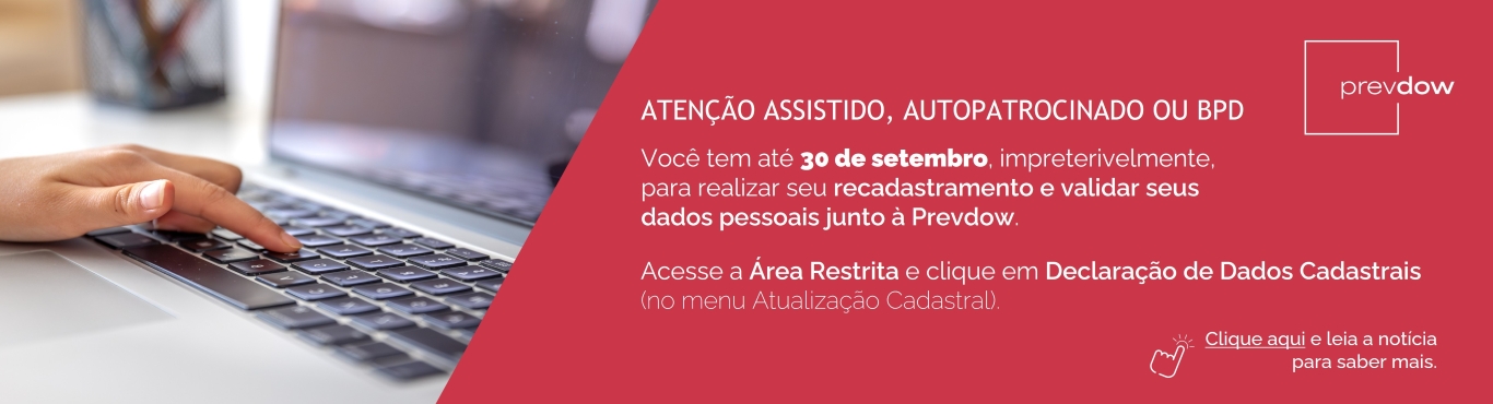 RECADASTRAMENTO ONLINE 2026 - Assistidos, Autopatrocinados, participantes em BPD (Benefício Proporcional Diferido) e Pensionistas.
