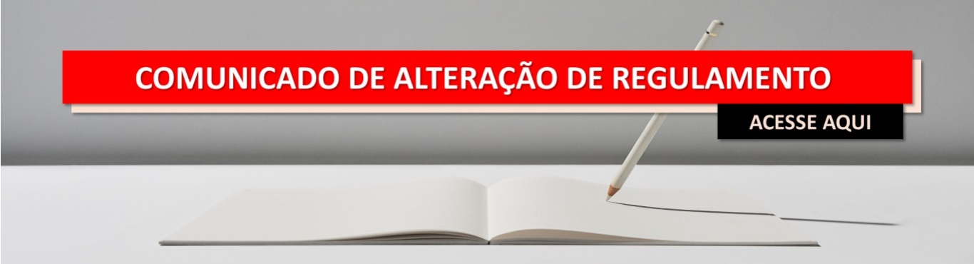 Comunicado - Alteração de Regulamento